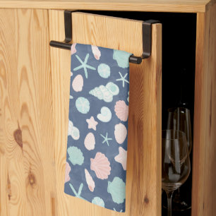 Kustschelpen Strand & Oceaan Design Theedoek