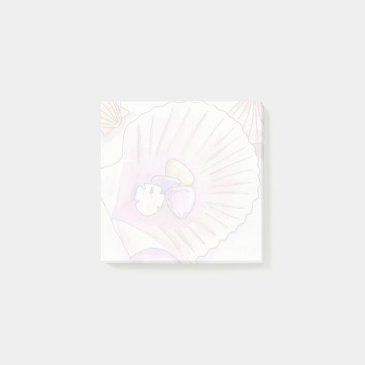 Kustschelpenverzameling Zeevaart Sticky Notities Post-it® Notes (Voorkant)