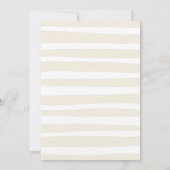 Kustschets bruiloft kaart (Achterkant)