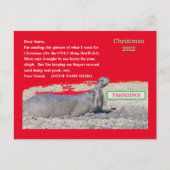 KUSTSCHIJNSEL BRIEFKAART/ALLES WAT IK WIL VOOR CHR FEESTDAGENKAART (Voorkant)