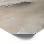 Kustschilderij waterverf met zeilboten -  poster (Hoek)