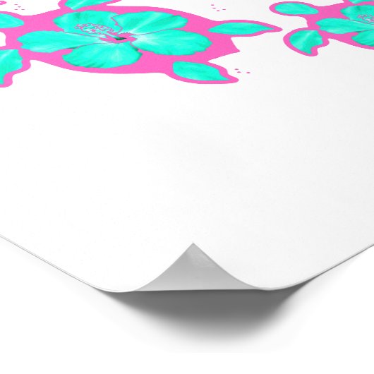 Kustschildpad Honu Hawaiian Poster (Hoek)