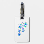 Kustschildpad Honu Hawaiian Turtles Bagagelabel (Achterkant verticaal)