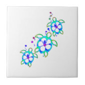 Kustschildpad Honu Hawaiian Turtles Tegeltje (Voorkant)