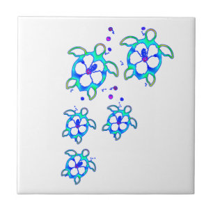 Kustschildpad Honu Hawaiian Turtles Tegeltje