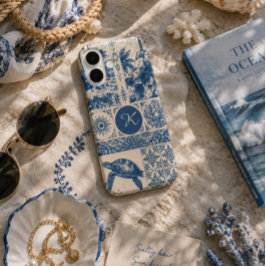 Kustschildpad Monogram iPhone 16 Hoesje