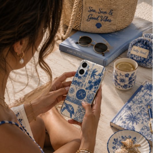 Kustschildpad Monogram Case-Mate iPhone Case