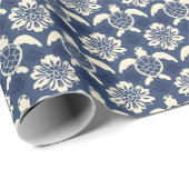 Kustschildpad patroon: decoratieve oceaan kunst cadeaupapier (Rol Hoek)