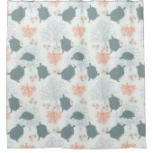 kustschildpad patroon douchegordijn (Voorkant)