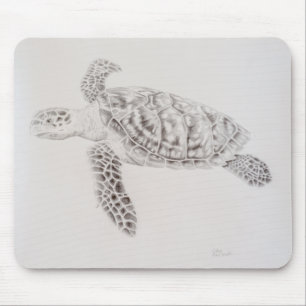 Kustschildpad voor Zee Muismat