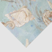 Kustschildpad Zeesterren Zee Decoupage Tissuepapier (Detail)