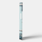 Kustschors, aquavia, blauwe zeesterren Case-Mate iPhone case (Achterkant / Rechts)