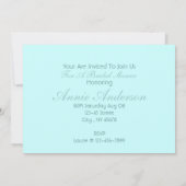 Kustschors, aquavia, blauwe zeesterren kaart (Achterkant)