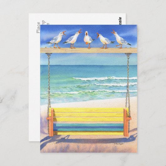 Kustserenade Briefkaart (Voorkant / Achterkant)