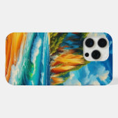 Kustsereniteit Majestueuze Kliffen & Rustige Kuste iPhone Hoesje (Achterkant horizontaal)