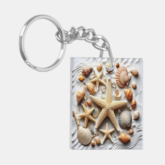 "KUSTSERENITEIT" SLEUTELHANGER (Voorkant Links)