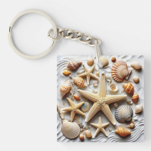 "KUSTSERENITEIT" SLEUTELHANGER (Voorkant)