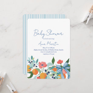 Kustsfeer Baby Shower Kaart