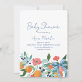 Kustsfeer Baby Shower Kaart (Voorkant)