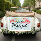 Kustsfeer Bloemen Net Getrouwd Auto Banner