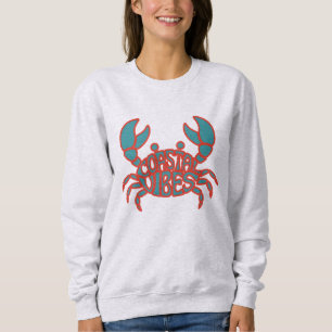 Kustsfeer Krab Zomer Strand Trui