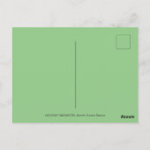 KUSTSNOWGIRL IN HET PET VAN DE PARTIJ CHRISTMAS, C BRIEFKAART (Achterkant)