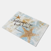 Kuststaarvis afdrukken | Welkom Doormat Deurmat (Schuin)