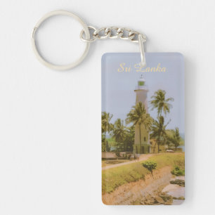 Kuststad Galle, Sri Lanka Reis Souvenir Sleutelhanger