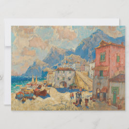 Kuststad in Spanje ( landschap) Kaart