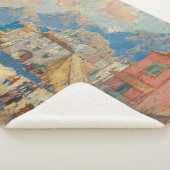 Kuststad in Spanje ( landschap) Sherpa Deken (3/4)