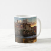 Kuststad Koffie Mok (ontwerp aanpasbaar) (Voorkant rechts)