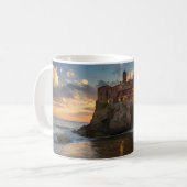 Kuststad Koffie Mok (ontwerp aanpasbaar) (Voorkant links)