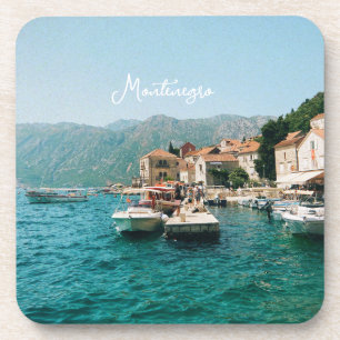 Kuststad Perast, Montenegro Bier Onderzetter