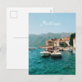Kuststad Perast, Montenegro Feestdagenkaart (Voorkant / Achterkant)