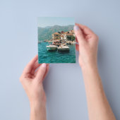 Kuststad Perast, Montenegro Flyer (Hand)