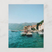 Kuststad Perast, Montenegro Flyer (Achterkant)
