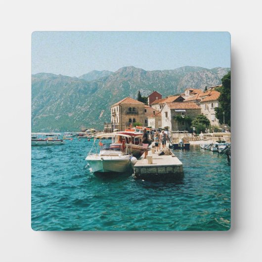 Kuststad Perast, Montenegro Fotoplaat (Voorkant)