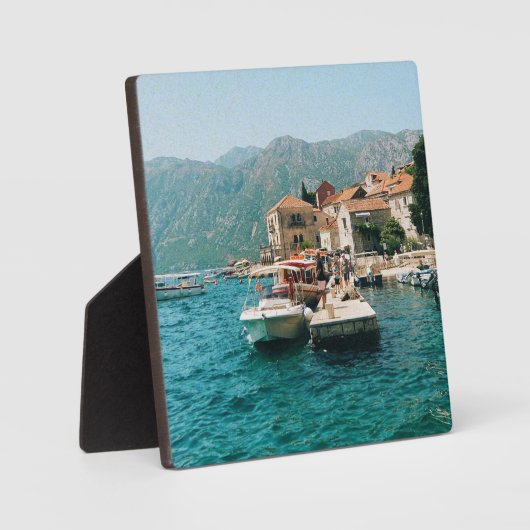 Kuststad Perast, Montenegro Fotoplaat (Voorkant)