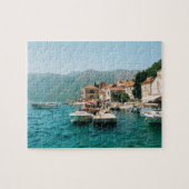 Kuststad Perast, Montenegro Legpuzzel (Horizontaal)