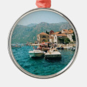 Kuststad Perast, Montenegro Metalen Ornament (Voorkant)