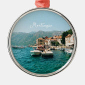 Kuststad Perast, Montenegro Metalen Ornament (Voorkant)