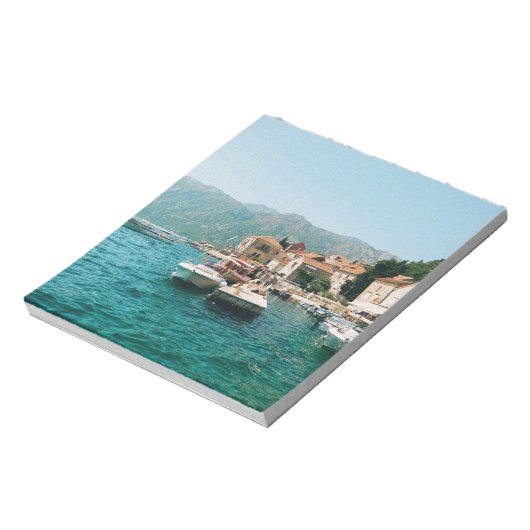 Kuststad Perast, Montenegro Notitieblok (Linkerzijde)