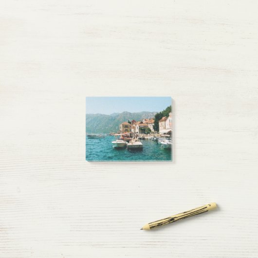 Kuststad Perast, Montenegro Post-it® Notes (Op bureau)