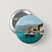 Kuststad Perast, Montenegro Ronde Button 5,7 Cm (Voorkant /achterkant)