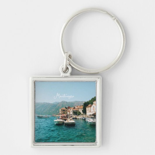 Kuststad Perast, Montenegro Sleutelhanger (Voorkant)