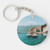 Kuststad Perast, Montenegro Sleutelhanger (Voorkant)