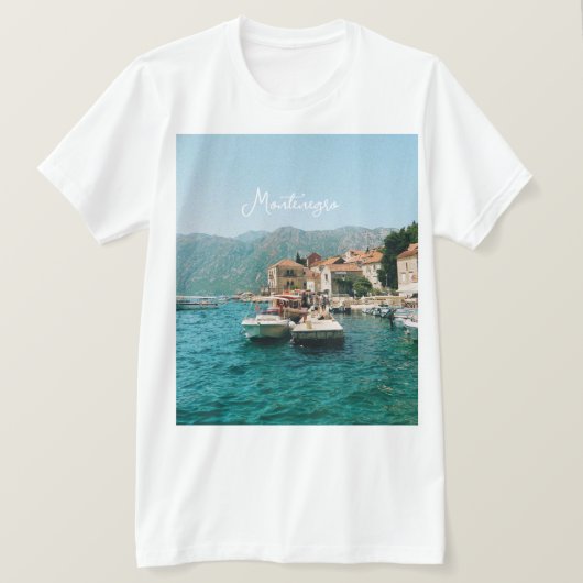 Kuststad Perast, Montenegro T-shirt (Design voorkant)