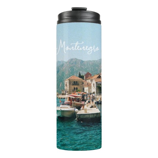 Kuststad Perast, Montenegro Thermosbeker (Voorkant)