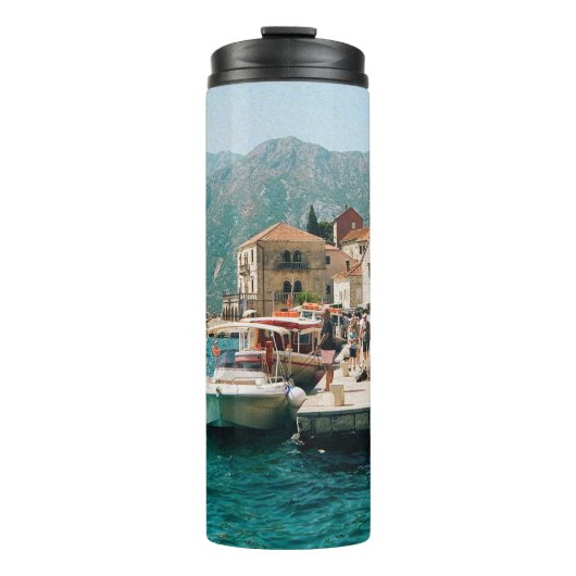 Kuststad Perast, Montenegro Thermosbeker (Voorkant)