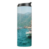 Kuststad Perast, Montenegro Thermosbeker (Gedraaid links)